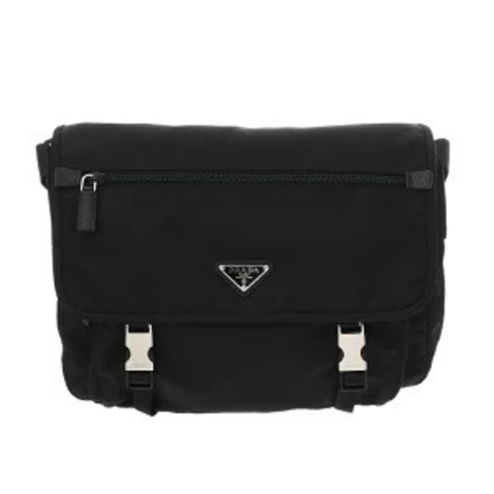 Prada Tessuto Shoulder Bag Black
